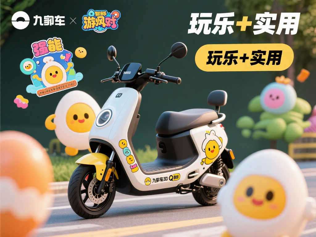 九号电动车Q系列携手蛋仔派对:跨界联名掀热潮,萌系骑行新风尚登场 九号电动车Q系列携手蛋仔派对:跨界联名掀热潮,萌系骑行新风尚登场